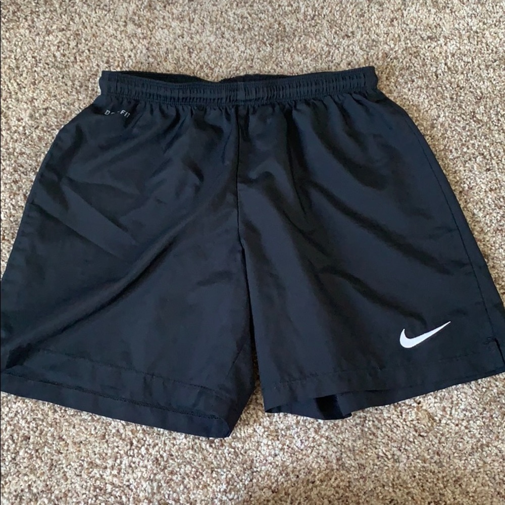 Nike Dri-fit Soccer Shorts Black Size Small